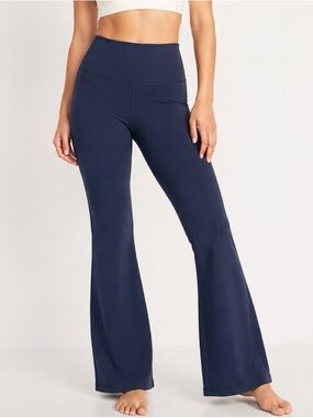 Old Navy Navy High-Waist Flare Yoga Pants